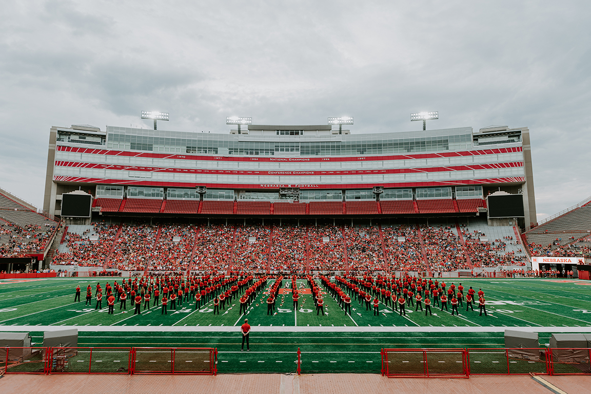 The Cornhusker Marching Band's annual exhibition concert is Friday, Aug. 18 at Memorial Stadium. 