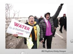 POLS 931 - Water is a human right protest