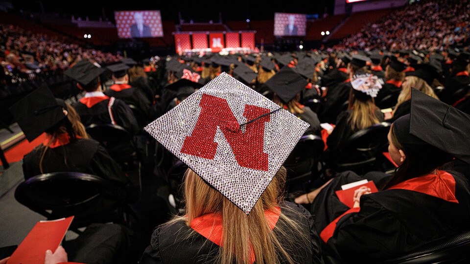 The university's combined graduate and undergraduate commencement ceremony begins at 9 a.m. Aug. 12 at Pinnacle Bank Arena.