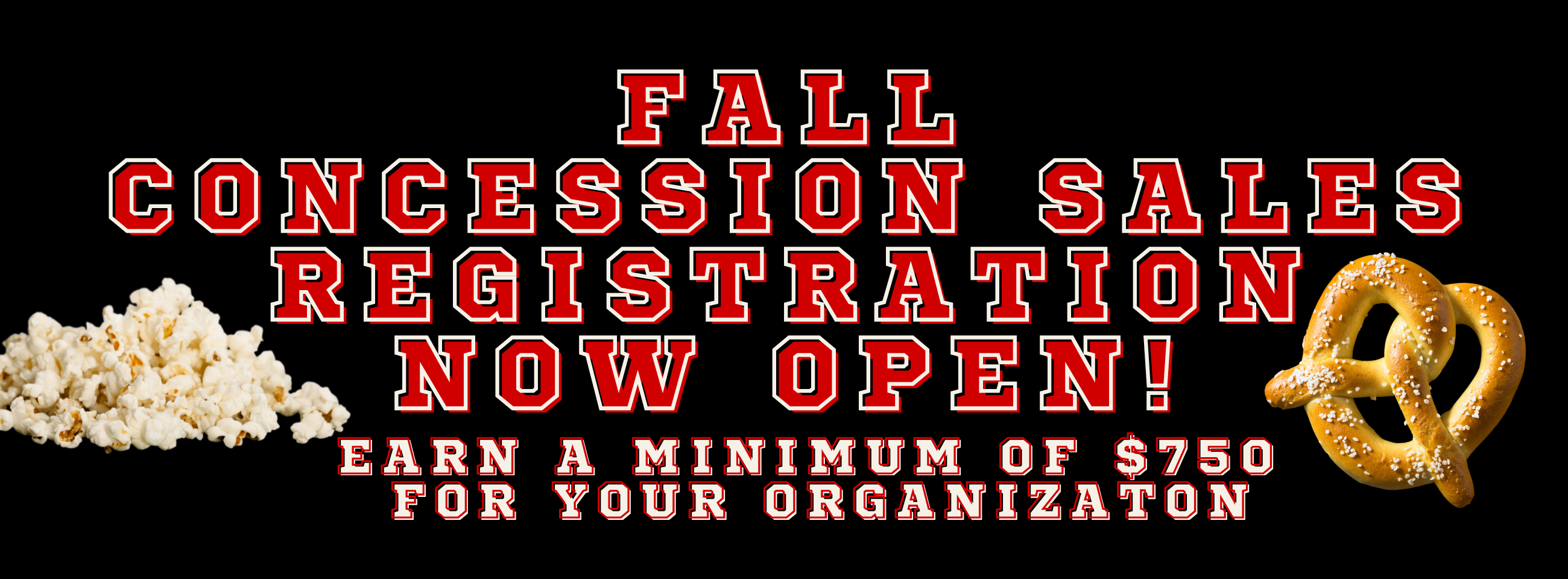 Fall Concession Sales Registration