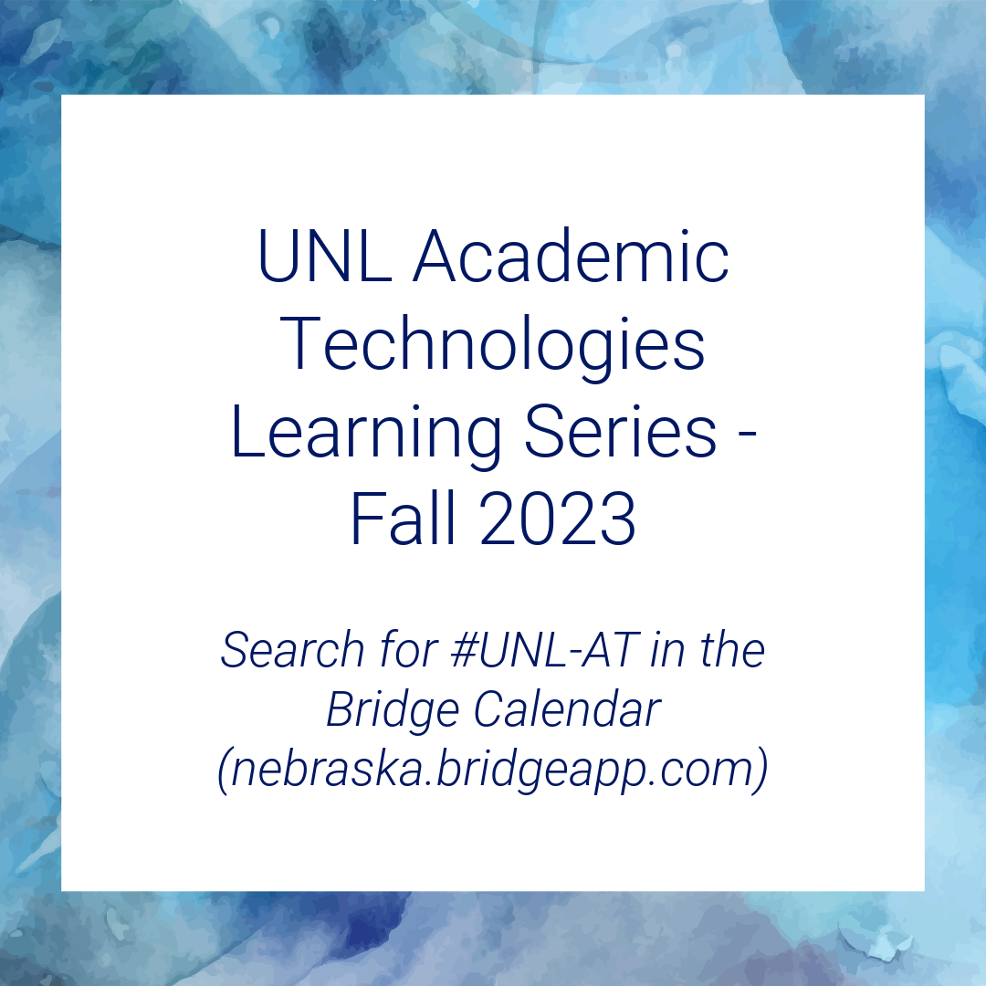 The popular Academic Technologies lecture series continues this year with topics on Yuja, Canvas, and course evaluations. Virtual Technology Tuesday sessions will be weekly beginning August 22.