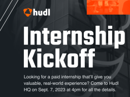 Hudl - Internship Kickoff