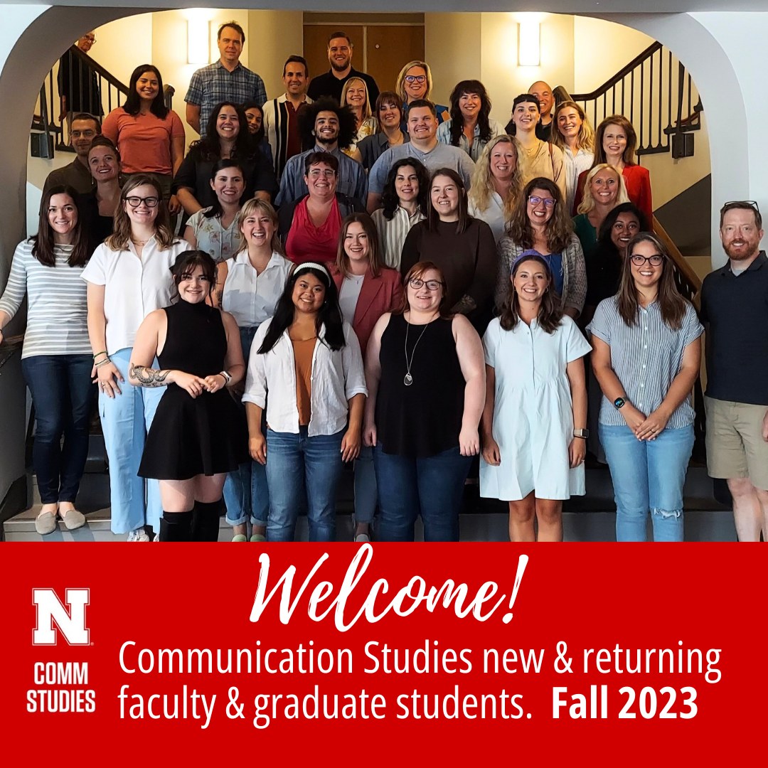 Picture of COMM Studies Faculty and Graduate Students