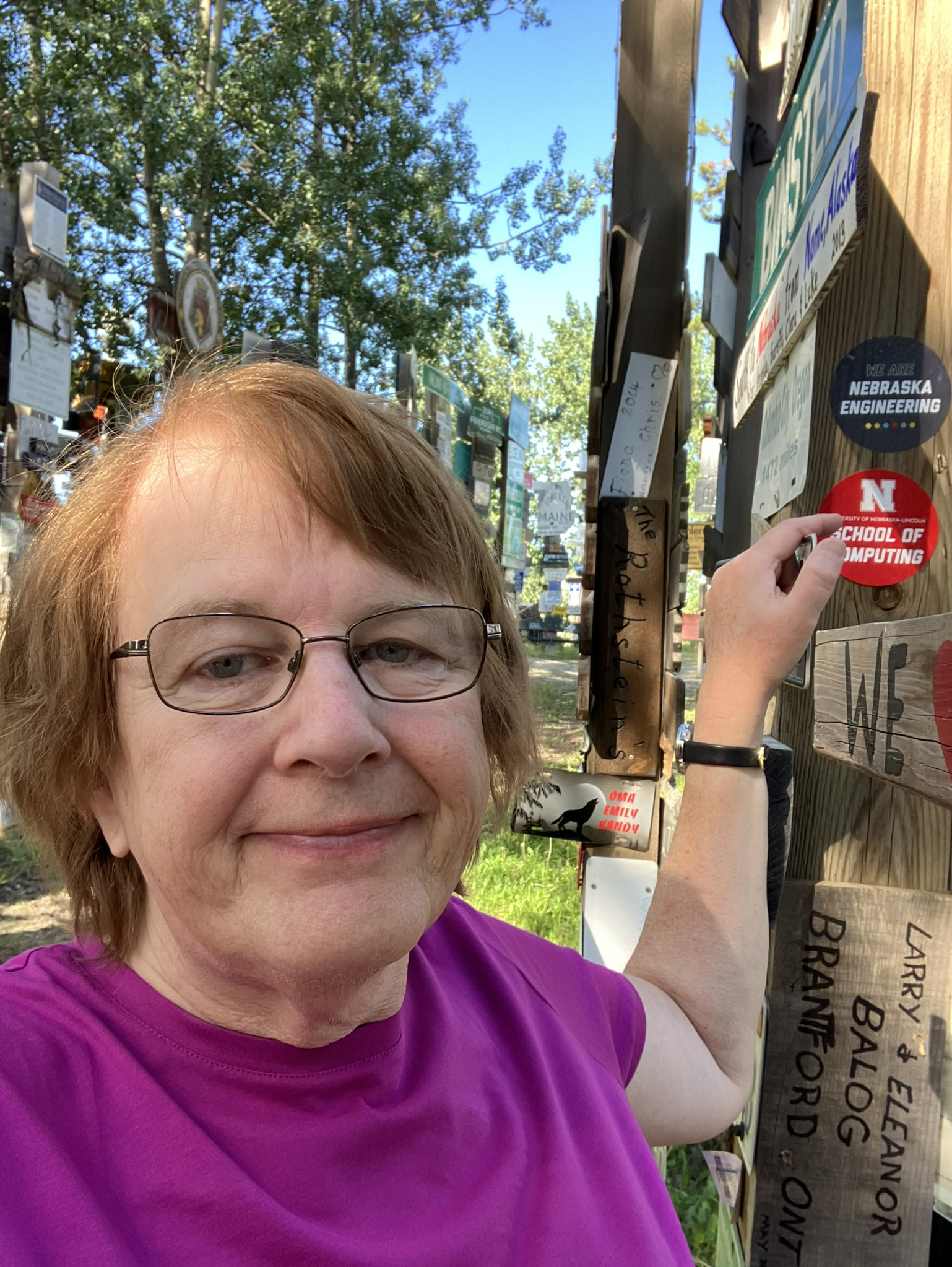 Marilyn Wolf at Sign Post Forest