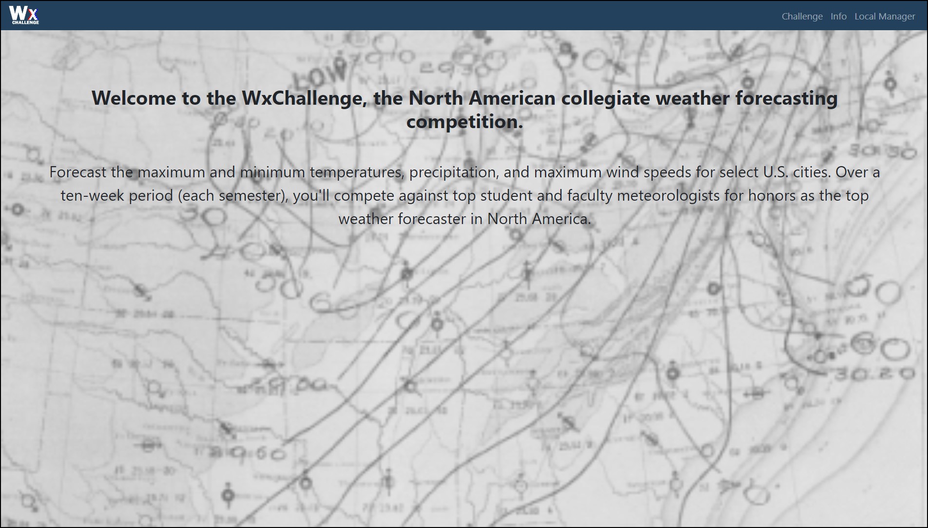 2023-24 WxChallenge Registration