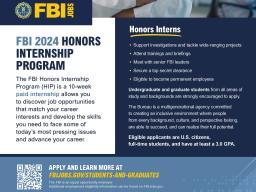 fbi internship