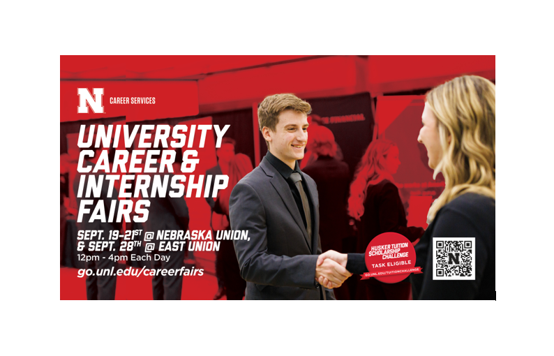 Help your students make connections, gain experience, and get ahead by telling them to go to the University Career + Internship Fair!