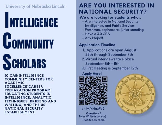 Are you interested in National Security?