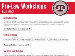pre-law workshops