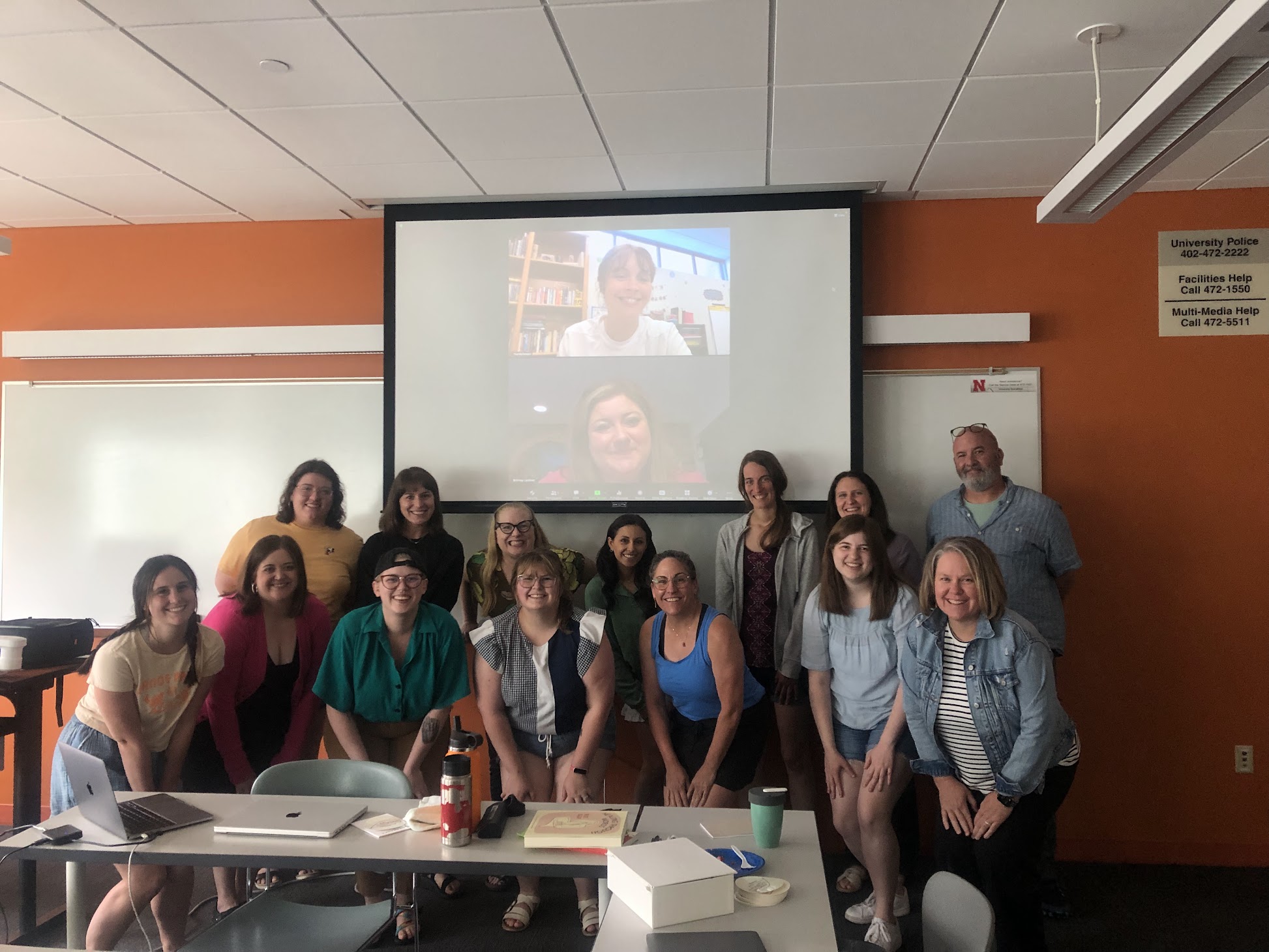 The 2023 Summer Institute participants pose for a group photo on the last day