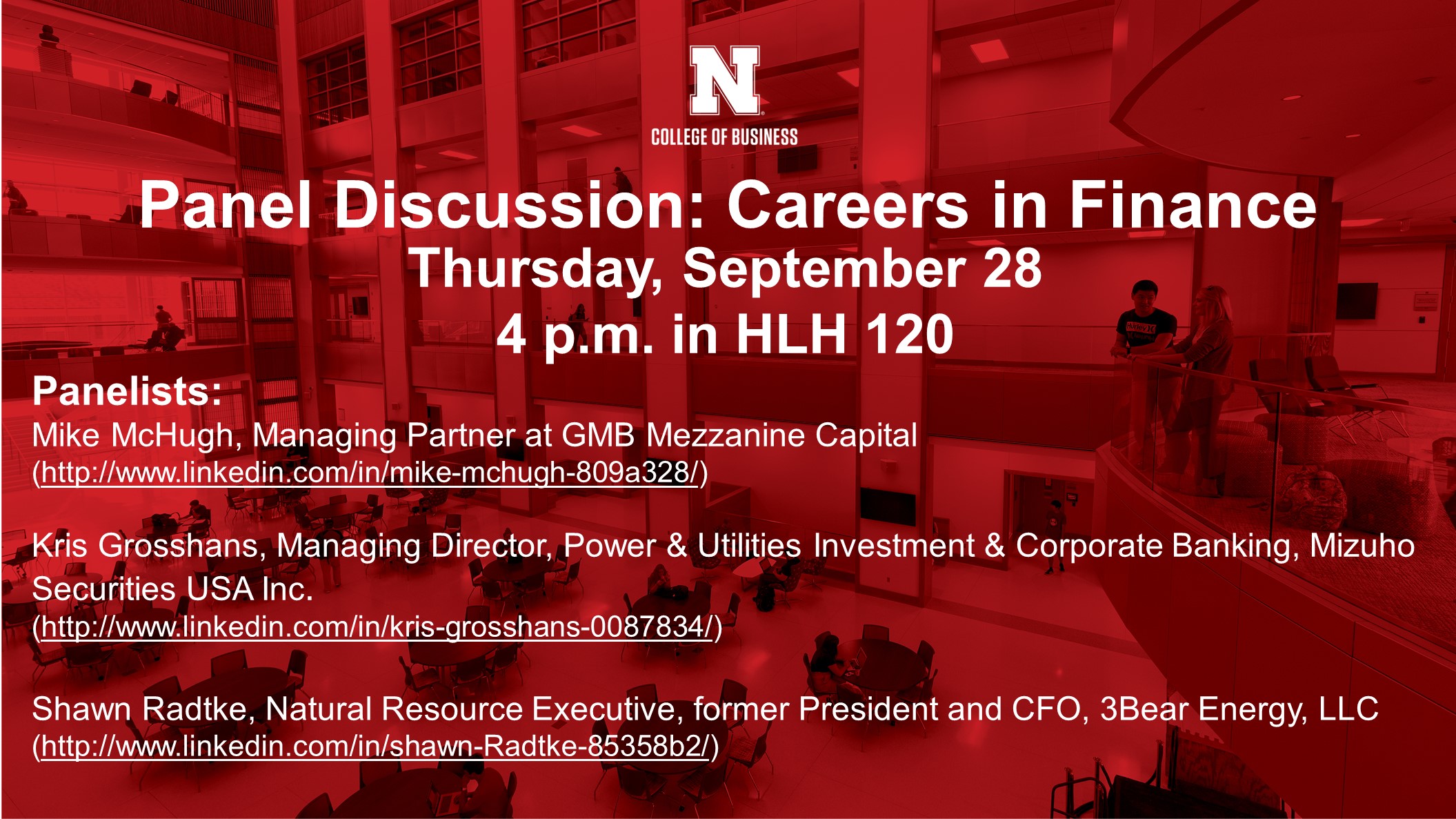 Panel Discussion: Careers in Finance