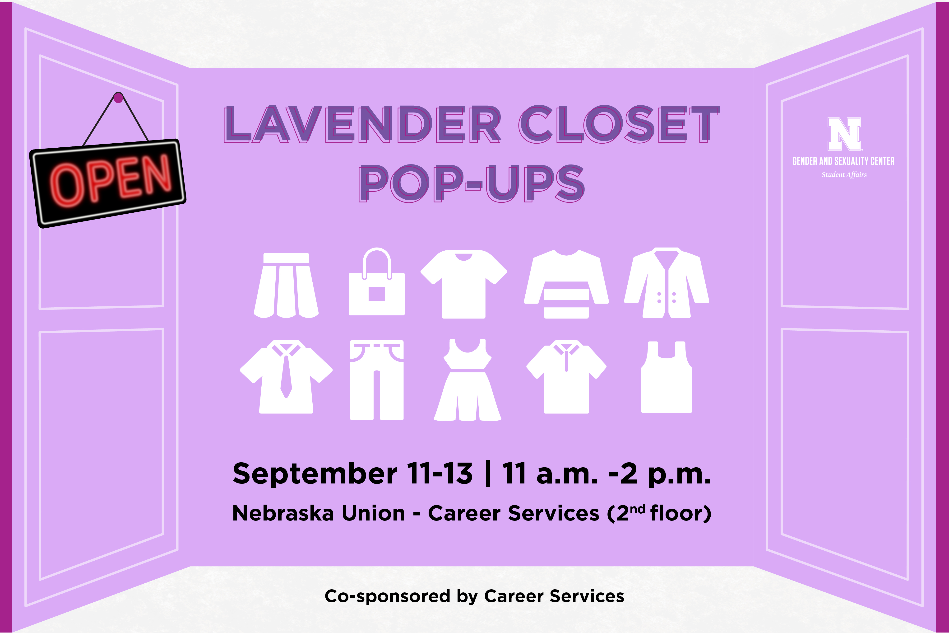 Lavender Closet Pop-Ups