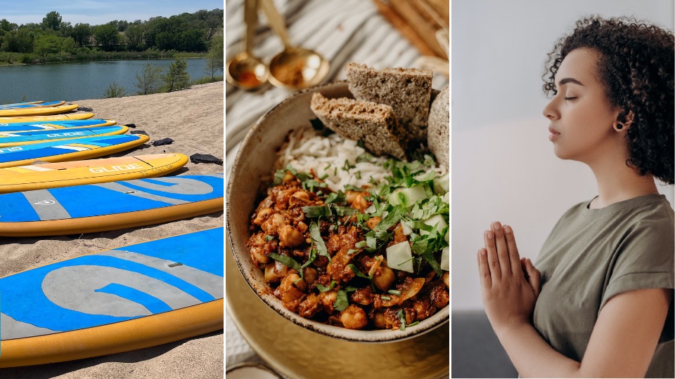 Stand Up Paddle Boarding, a cooking demo, and basic yoga are among the well-being activities happening this week.