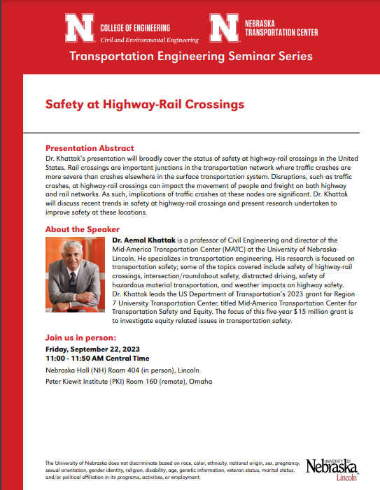 Safety at Highway-Rail Crossings
