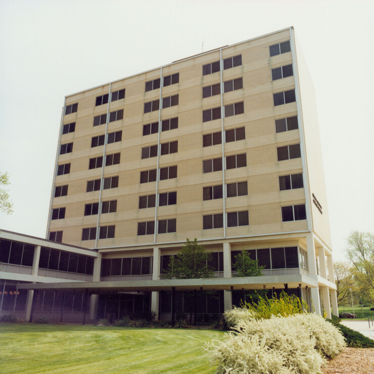  Courtesy | Archives and Special Collections Hardin Hall is named for Nebraska chancellor and U.S. Secretary of agriculture Clifford Hardin. 