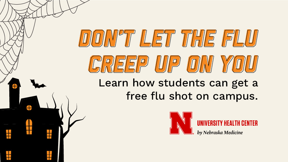 Students can get a free flu shot on campus at UHC.