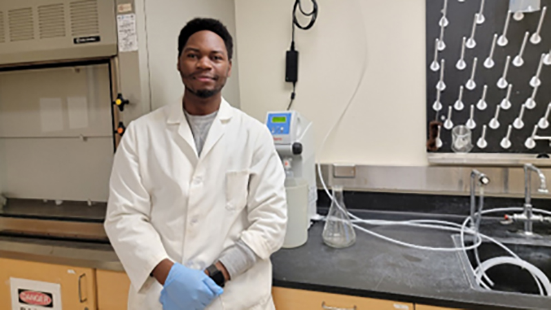 Yvon Ukwishaka is a Masters of Science candidate for a degree in Natural Resource Sciences.