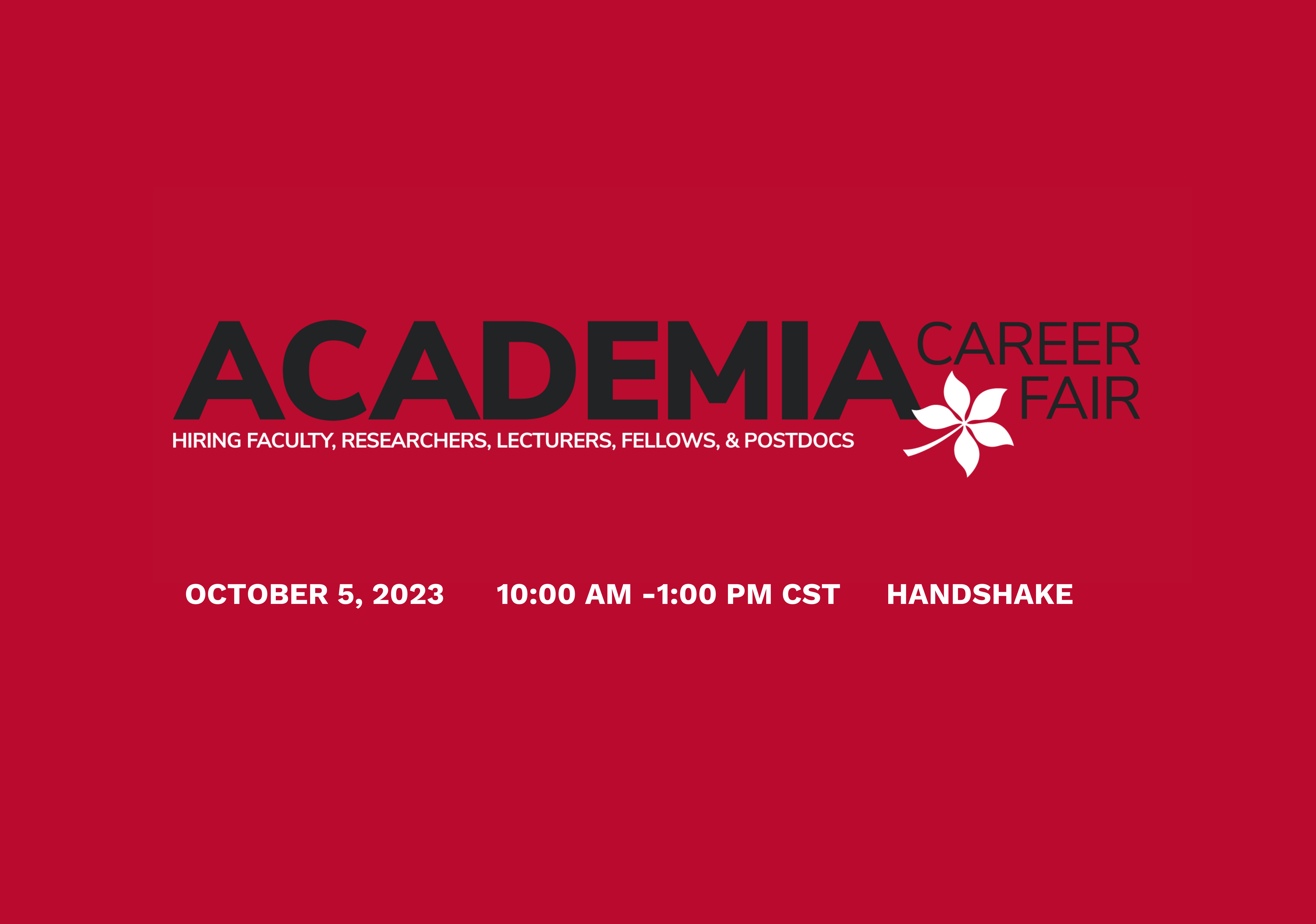 The virtual BIG10 Academia Career Fair 