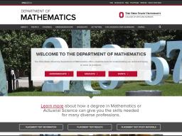 Ohio State Mathematics