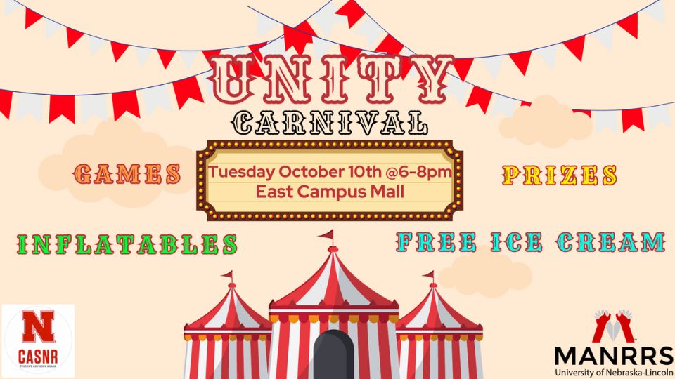 Minorities in Agriculture, Natural Resources and Related Sciences is hosting a Unity Carnival from 6 to 8 p.m. October 10 on East Campus Mall.