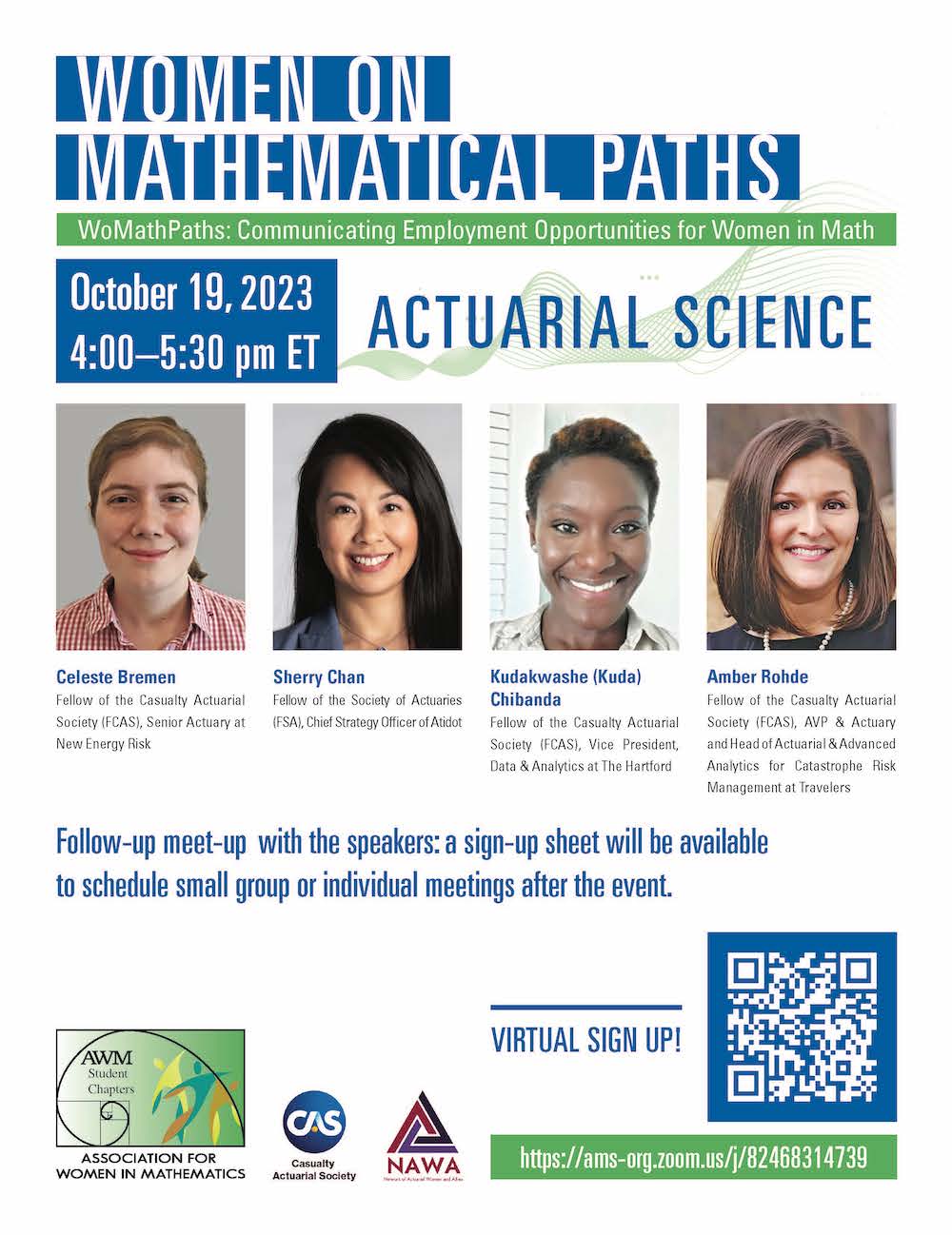 Women on Mathematical Paths: Actuarial Science