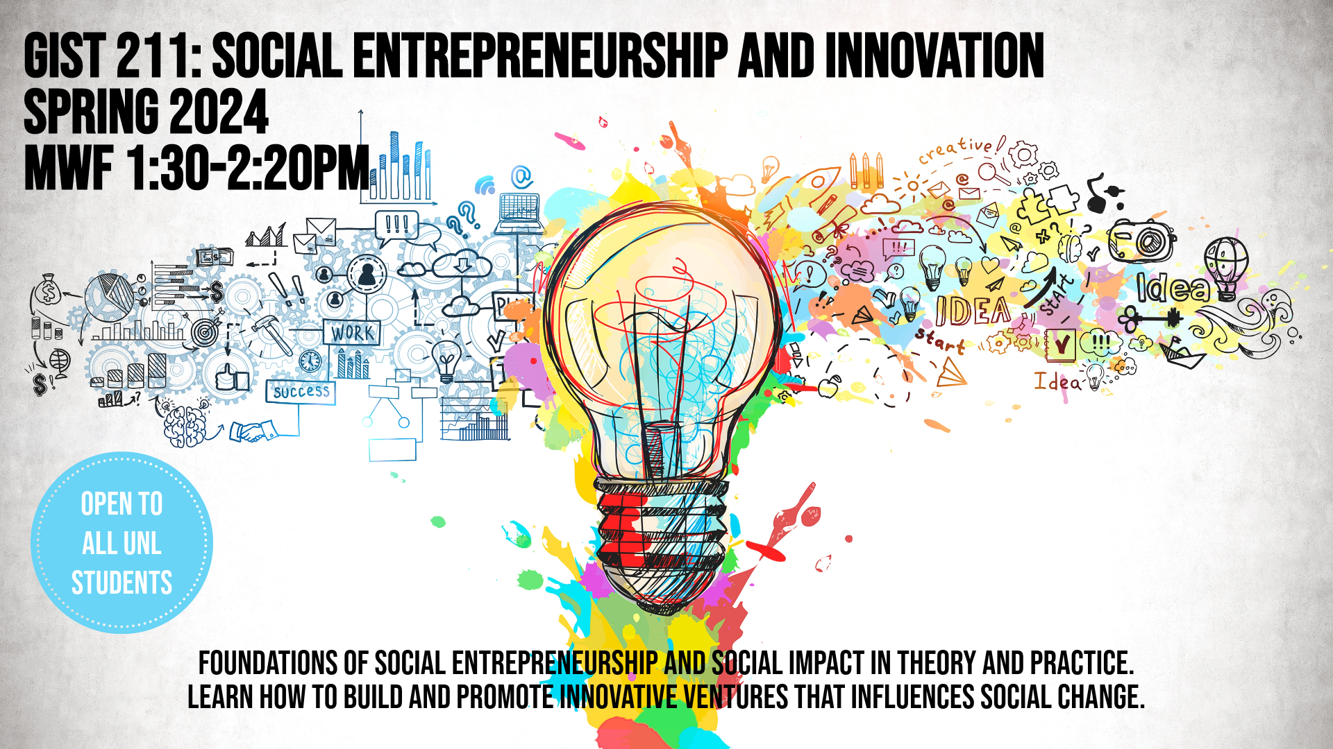 New Course on Social Entrepreneurship and Innovation