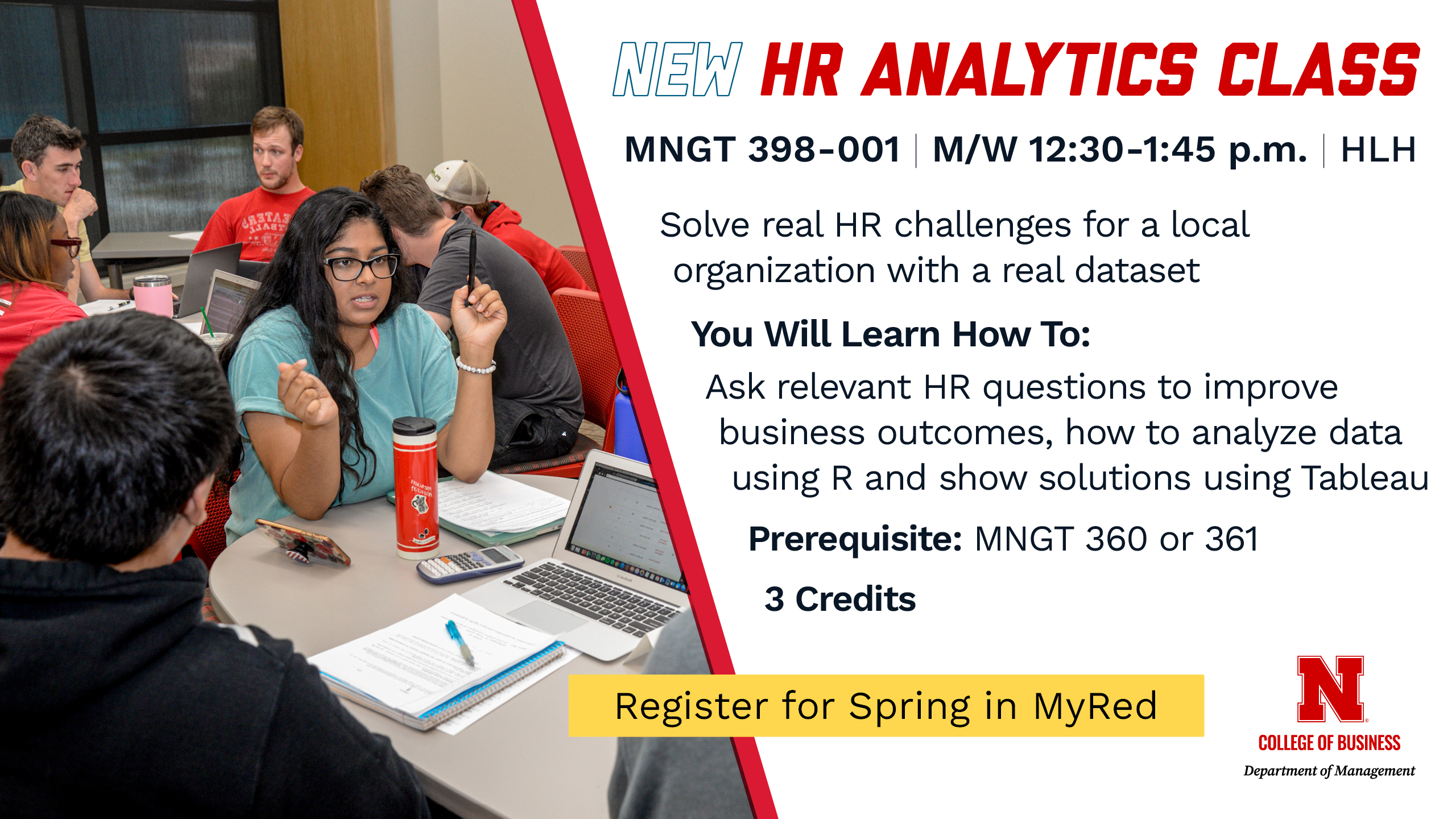 MNGT 398-001 New HR Analytics Class