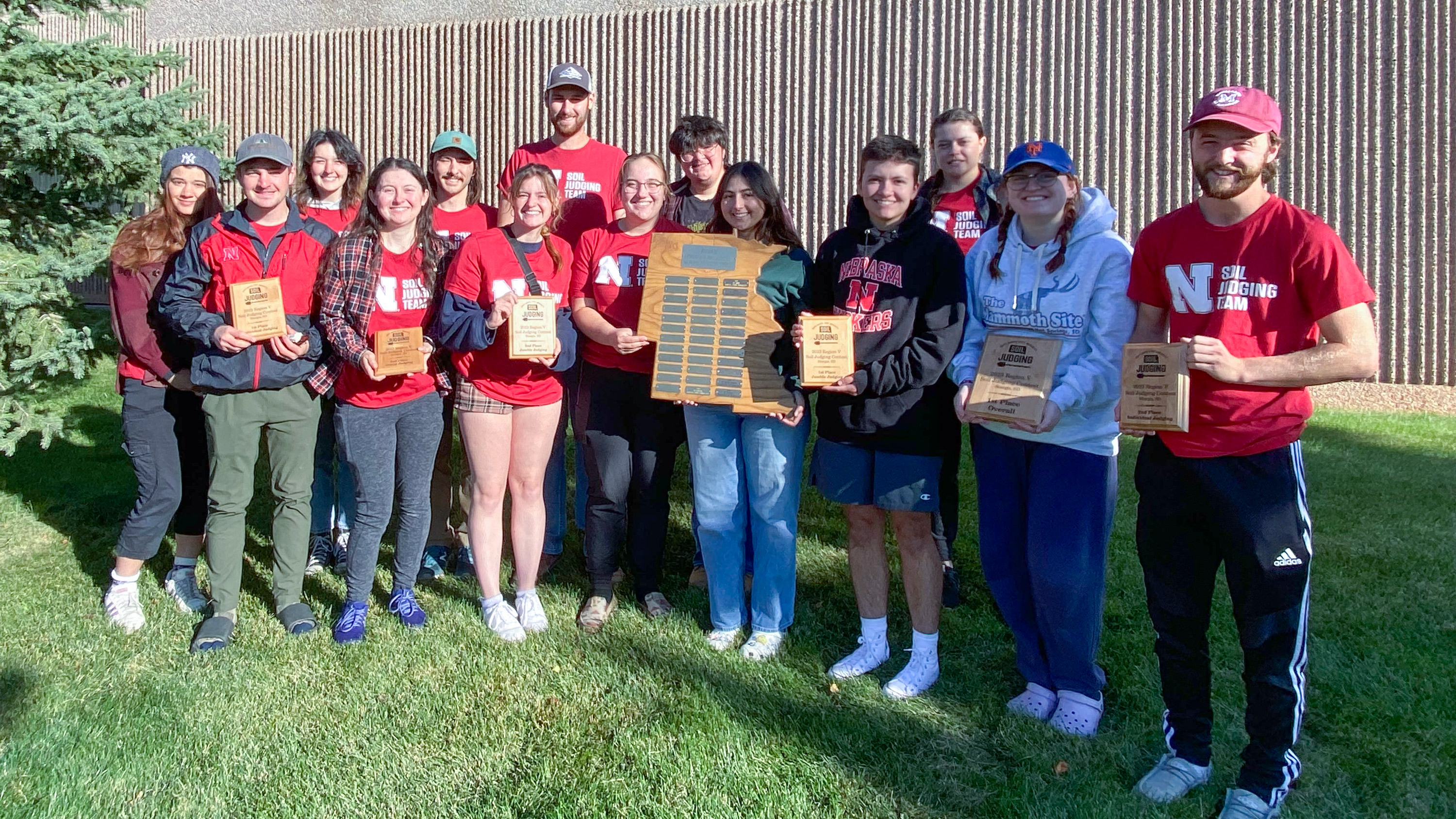 Nebraska students win 2023 Regional Collegiate Soil Judging Contest.