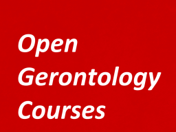 Open Gerontology Courses