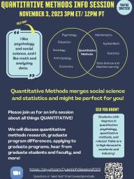 Quantitative Methods Information Session