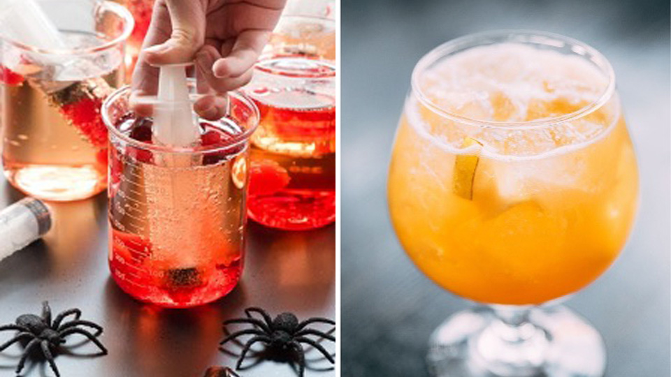 Mocktail Mixology: Creepy Shirley Temple and Cider Sangria. (courtesy)