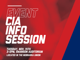 CIA Info Session November 14!