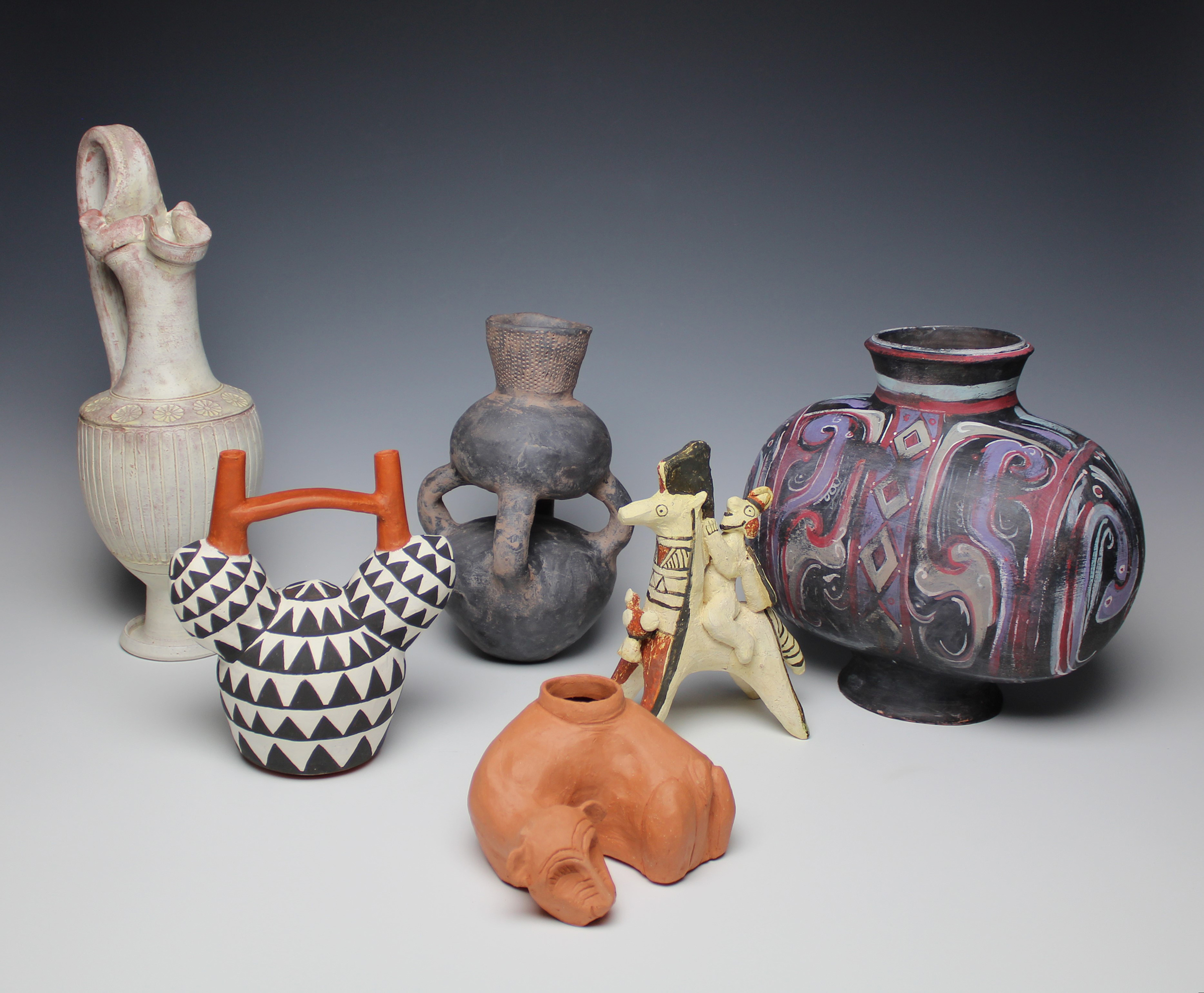 A grouping of objects from the exhibition "Making History." Courtesy photo.