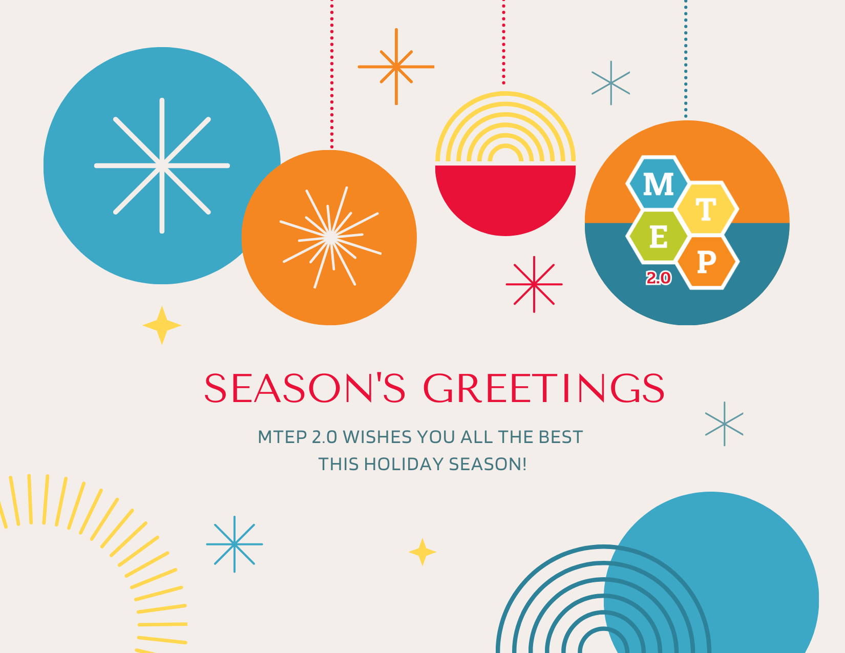 Season's greetings from MTEP 2.0