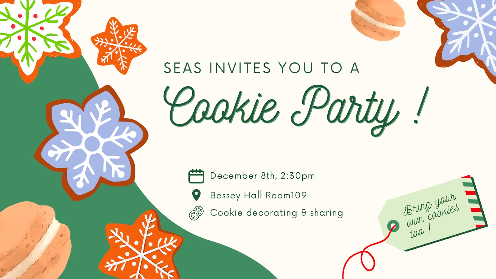 SEAS Events on December 1st and December 8th