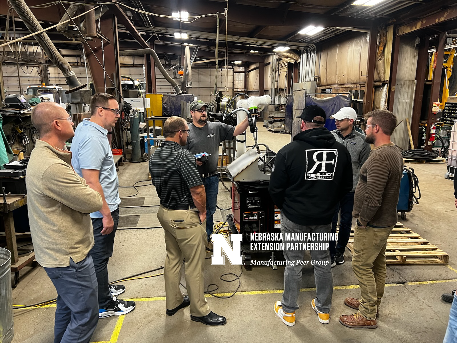 The NE Manufacturing Peer group recently toured Brehmer Mfg.