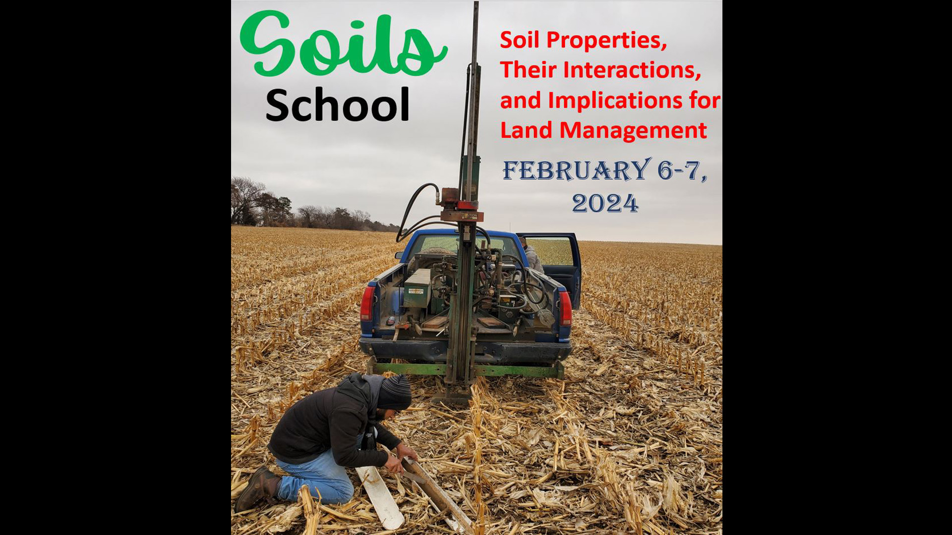 2024 Soils School is set for Tuesday and Wednesday, Feb. 6 and 7.