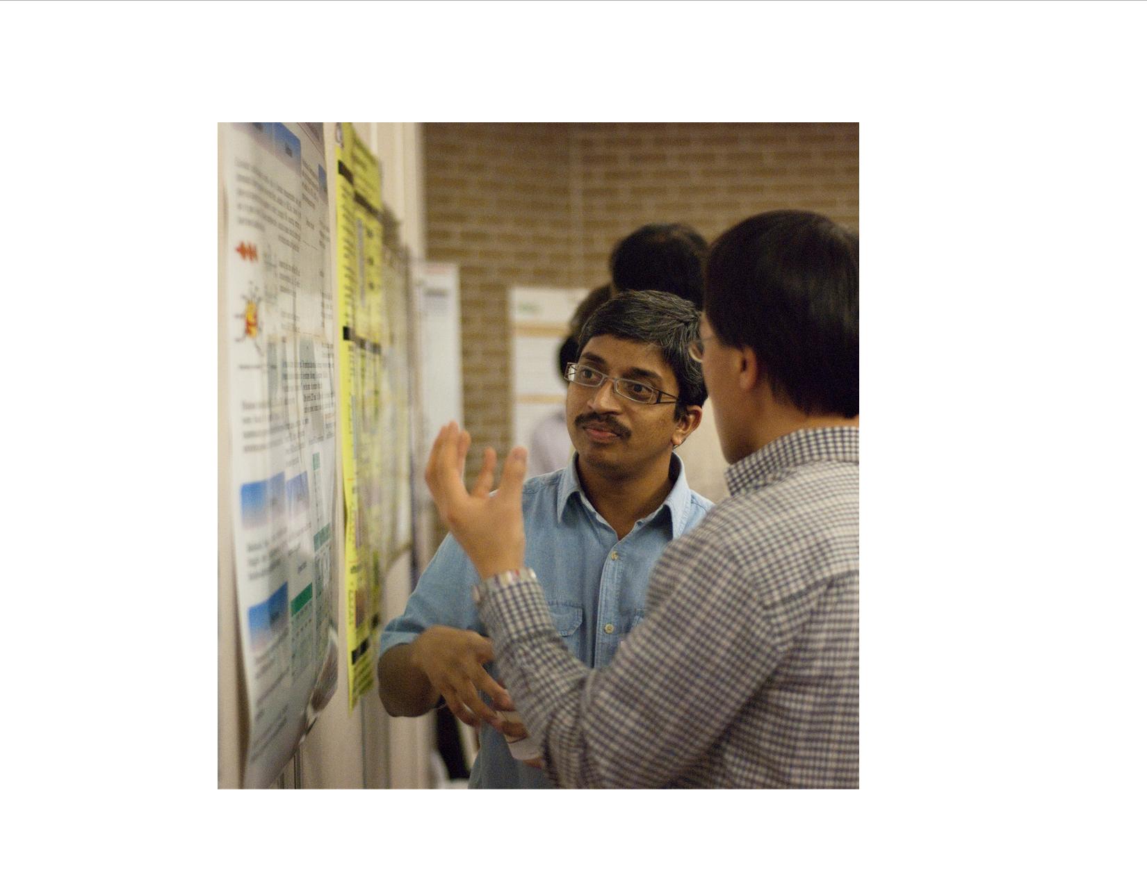 Photo from the poster session at the 2011 Nebraska Gateway for Nutrigenomics retreat.