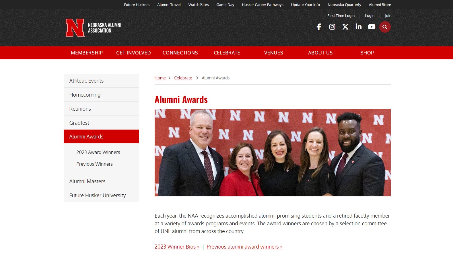 Nebraska Alumni Association Scholarships
