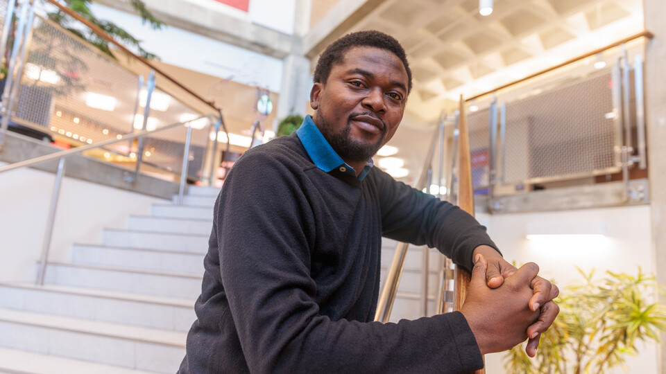 Jerome Okojokwu-Idu says that his research will help create positive outcomes for both Nigerians and Nebraskans. 