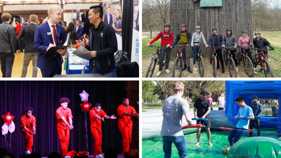 University Career Fair, Spring Break Adventure Trips, Stroll-Off, and End-of-Year Bash are among the campus events to look forward to in the spring semester.