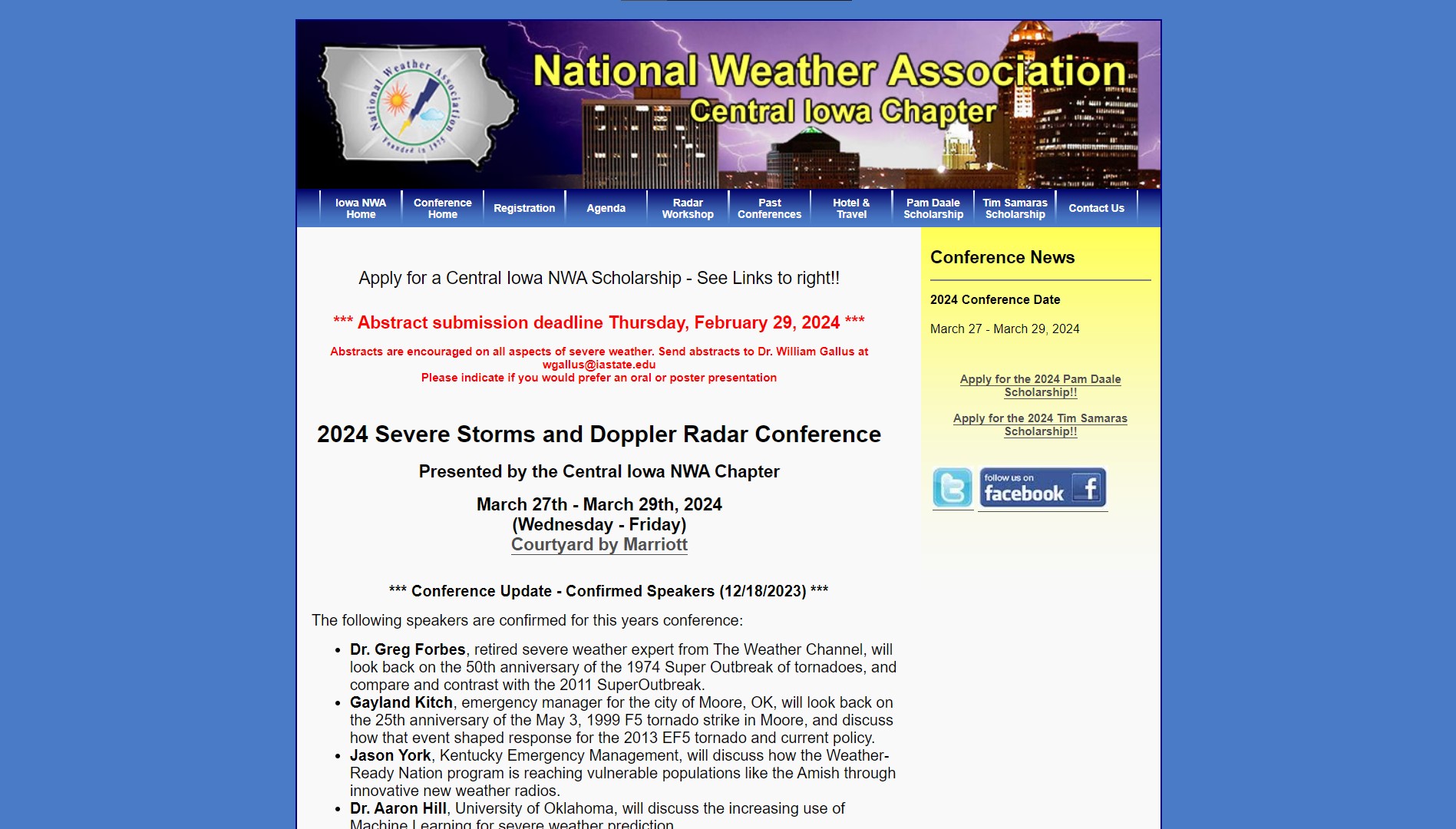 2024 Central Iowa Severe Storms and Doppler Radar Conference