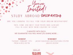 Study Abroad Speed Dating