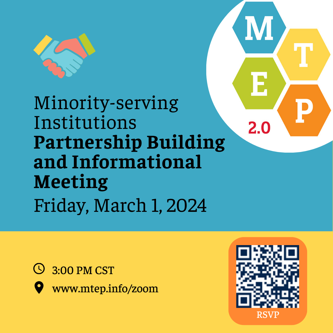 The spring MSI Partnership Building and Informational Meeting is Friday, March 1.
