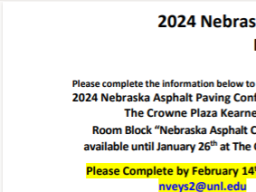 Nebraska Asphalt Paving Conference
