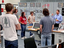 2023 Summer Interns & Faculty Sponsors touring Cooper Nuclear Station