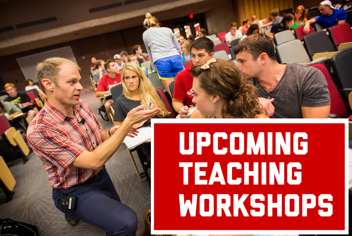 Upcoming Teaching Workshops