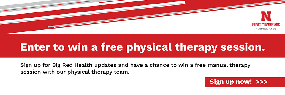 Enter to win a free physical therapy session at University Health Center.