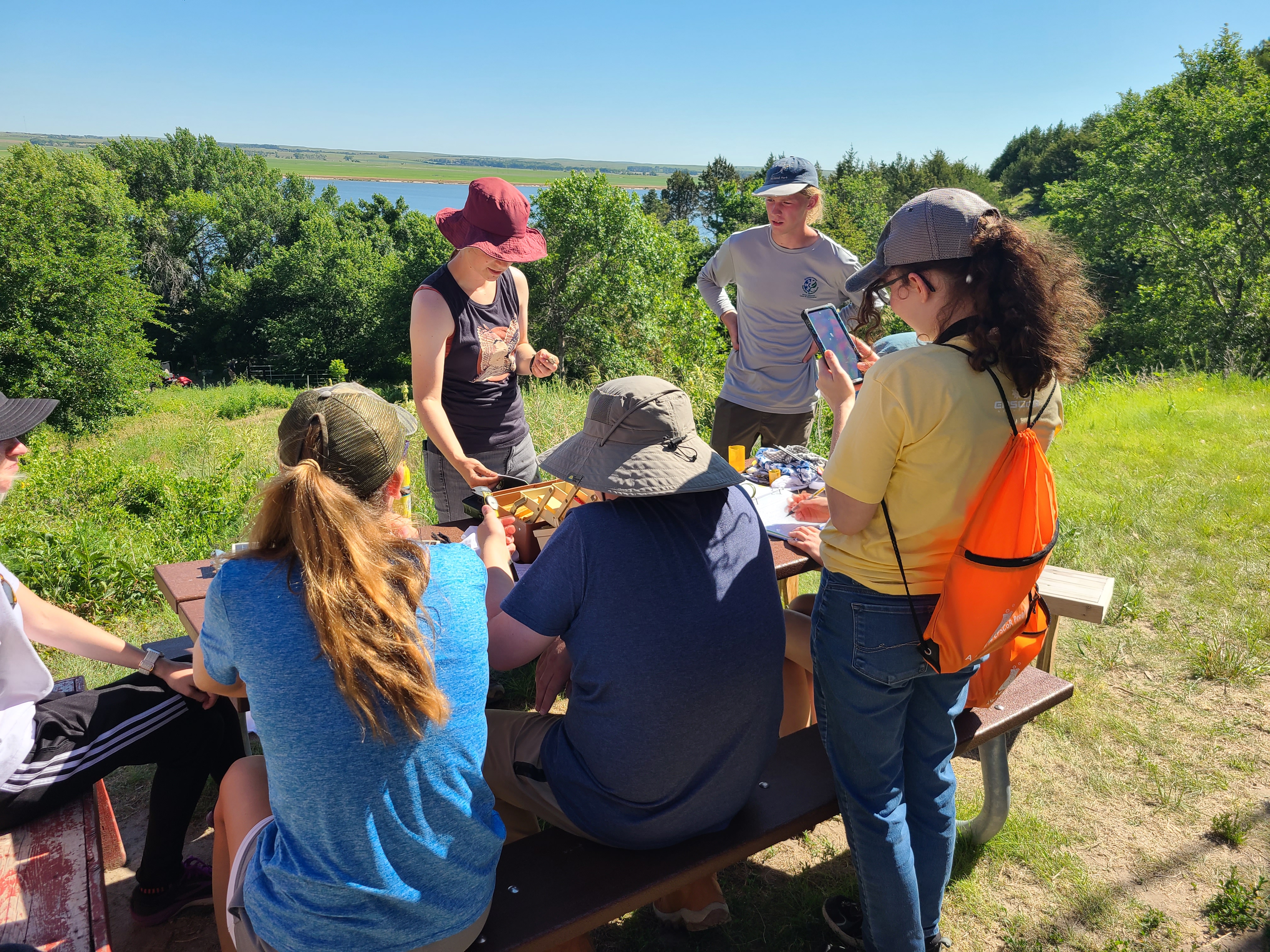 YNS Biodiversity Camp students gather at University of Nebraska-Lincoln's Cedar Point Biological Station in Ogallala for research and fun.