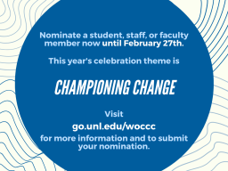 Women of Courage, Character, and Commitment Nominations